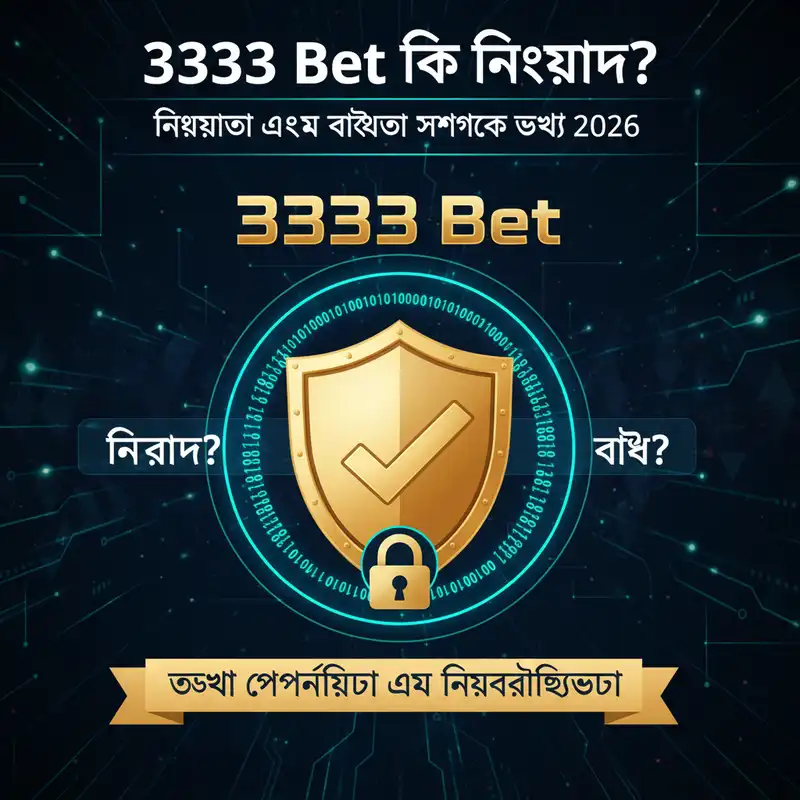3333 Bet নিরাপত্তা এবং বৈধতা ২০২৬