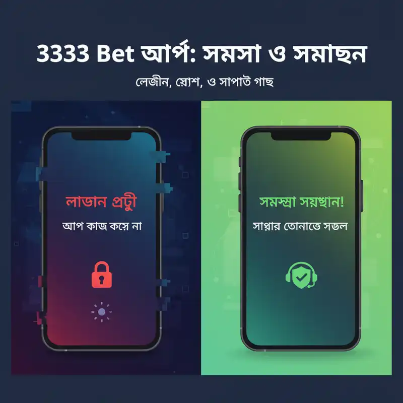 3333 Bet অ্যাপ লগইন সমস্যা সমাধান গাইড